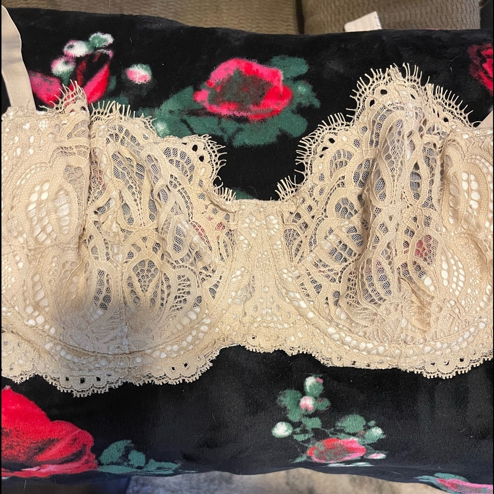Brown lace Victoria’s Secret bra